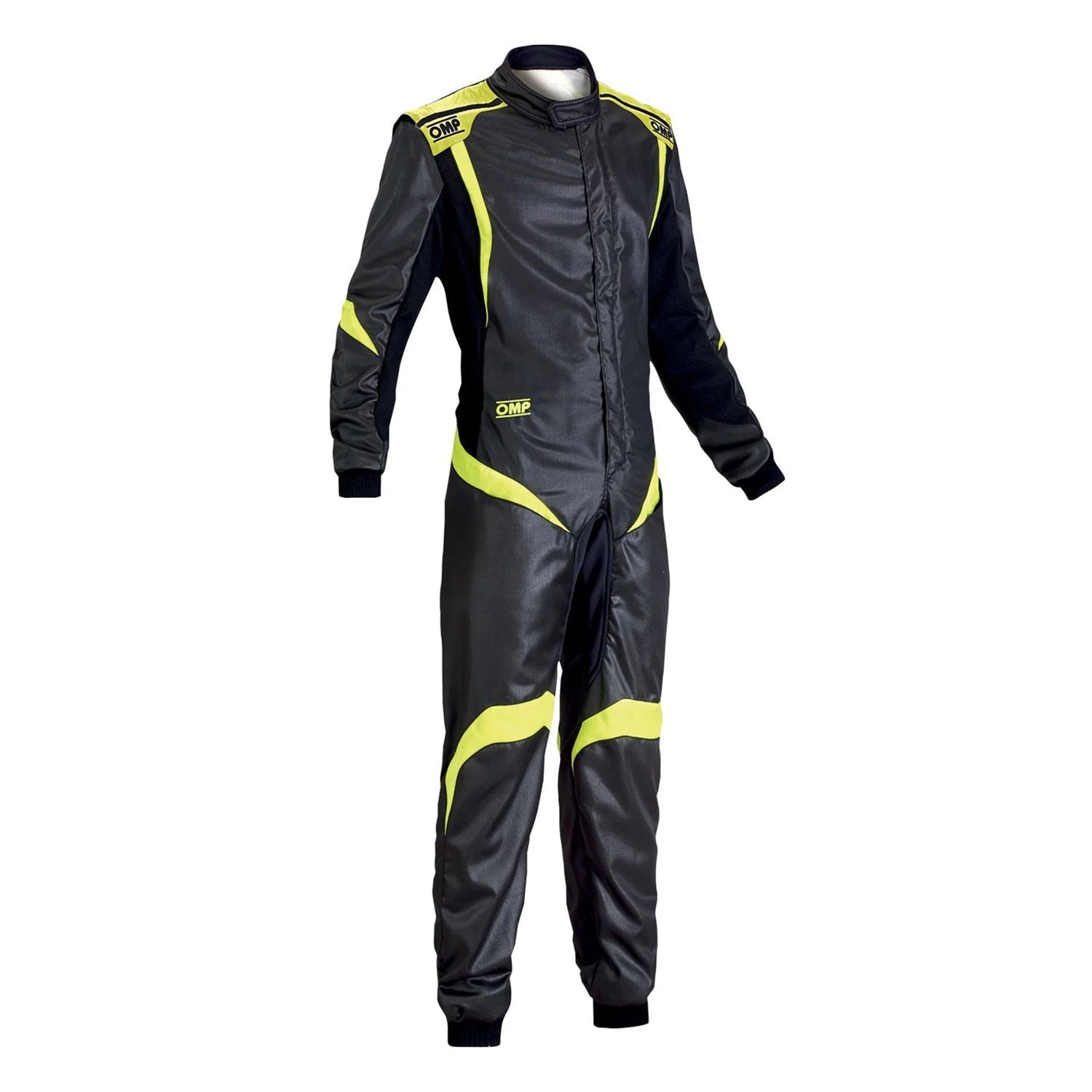 OMP ONE-S1 Black Yellow Go Kart Racing Suit -STORMX GEAR