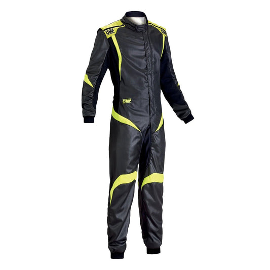 OMP ONE-S1 Black Yellow Go Kart Racing Suit -STORMX GEAR
