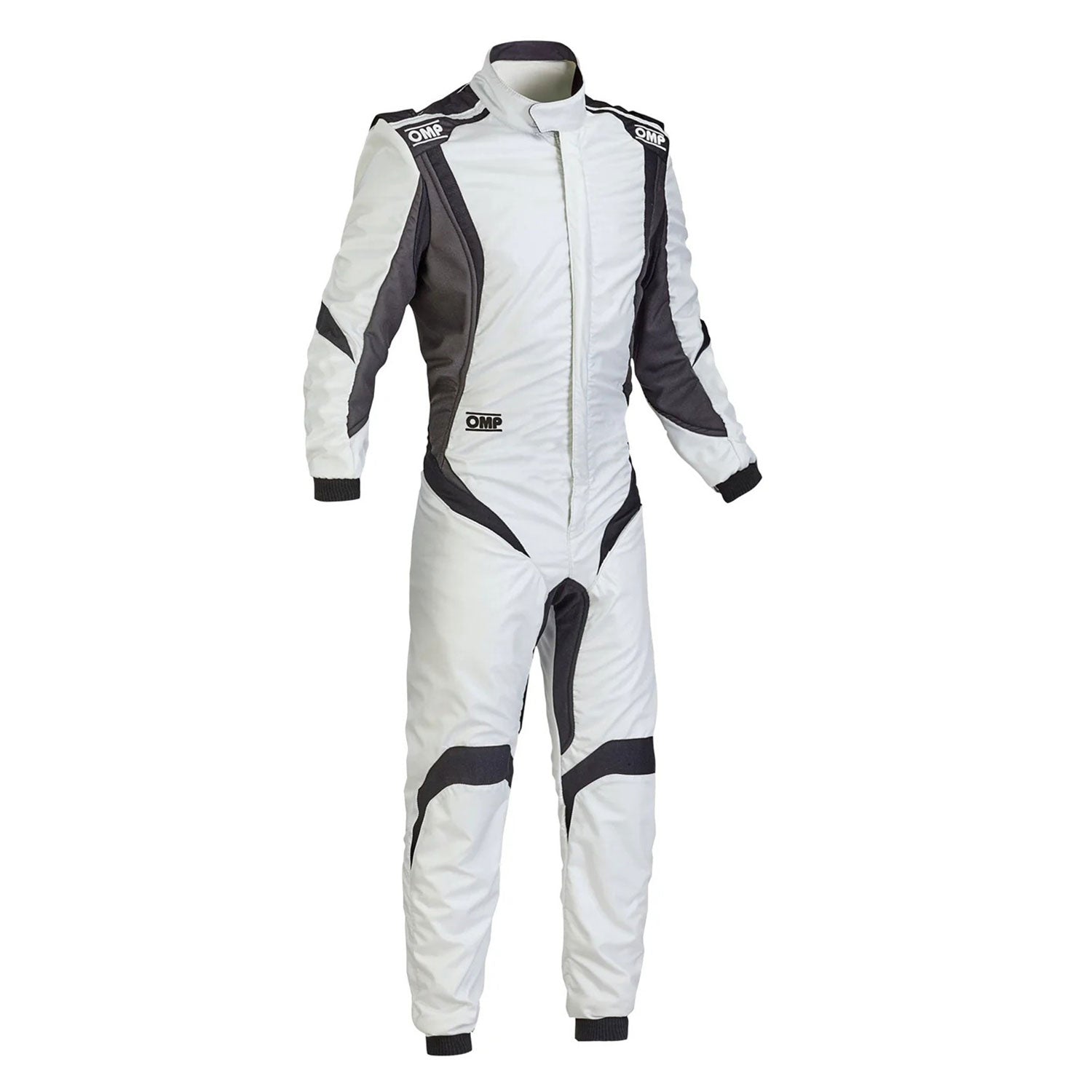 OMP ONE-S1 White Black Go Kart Racing Suit - STORMX GEAR