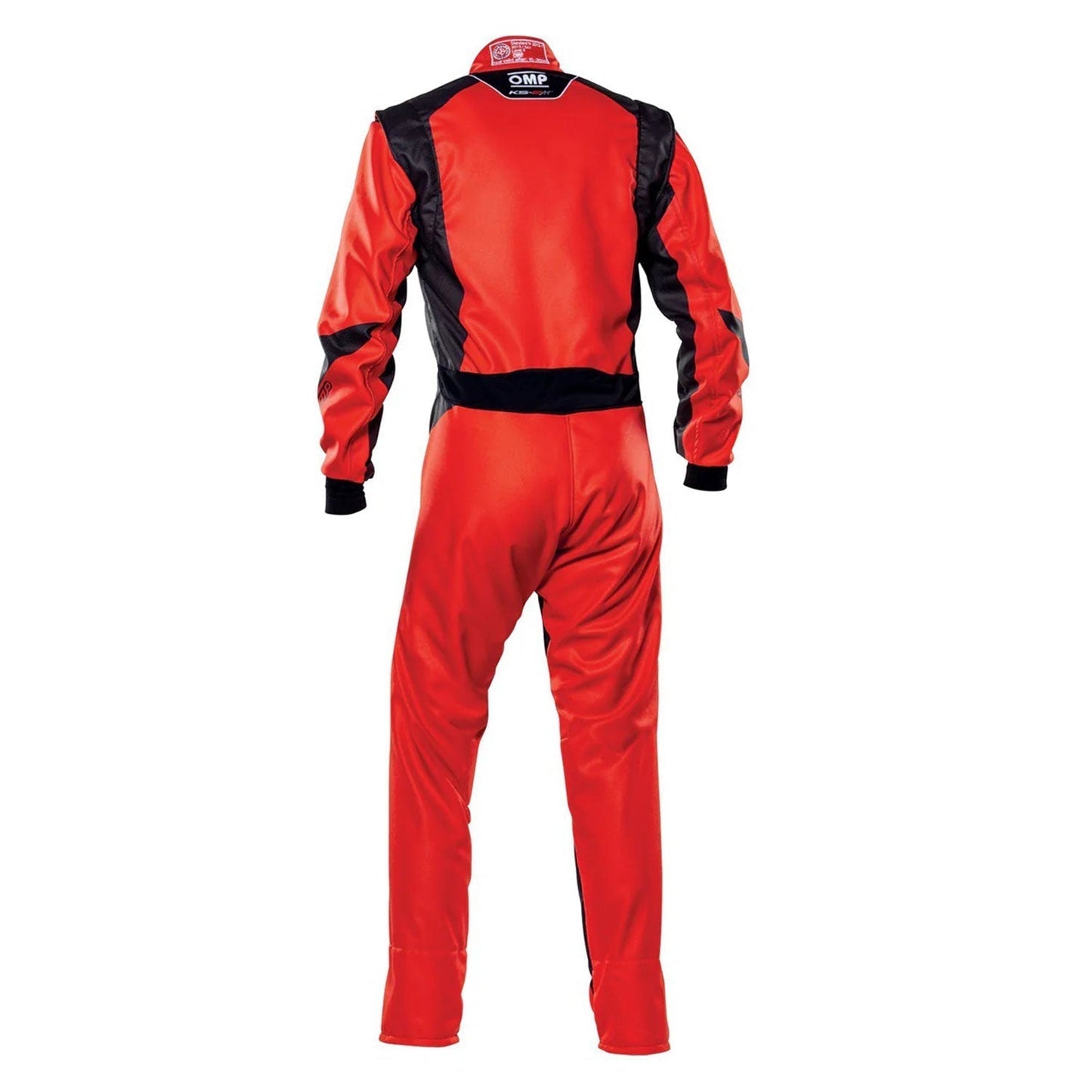 Back View of OMP Red KS-2 ART Karting Suit - STORMX GEAR