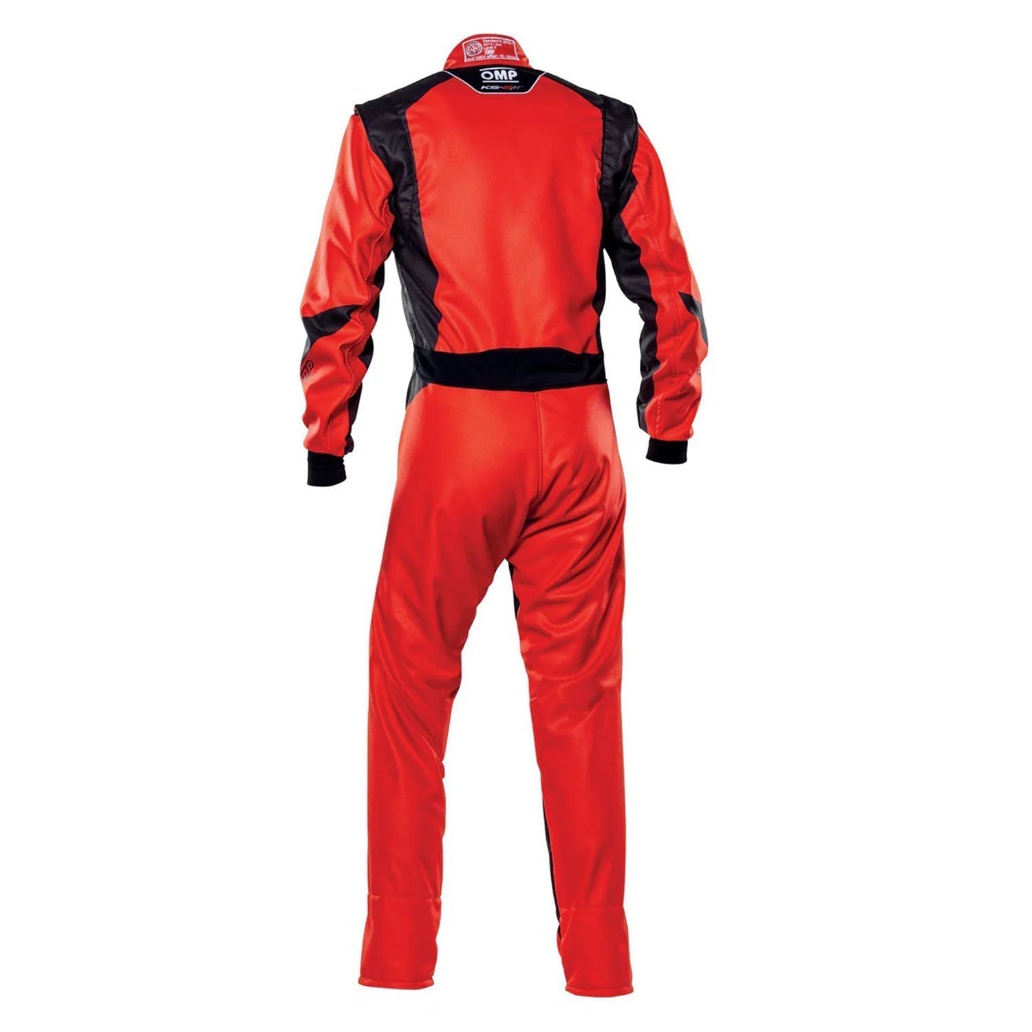 Back View of OMP Red KS-2 ART Karting Suit - STORMX GEAR