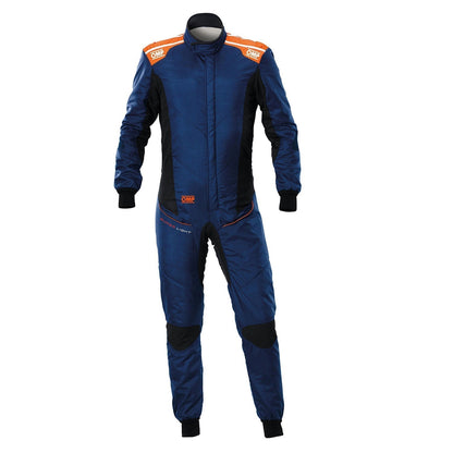 OMP Tecnica Go-Kart Racing Suit - Blue - STORMX GEAR