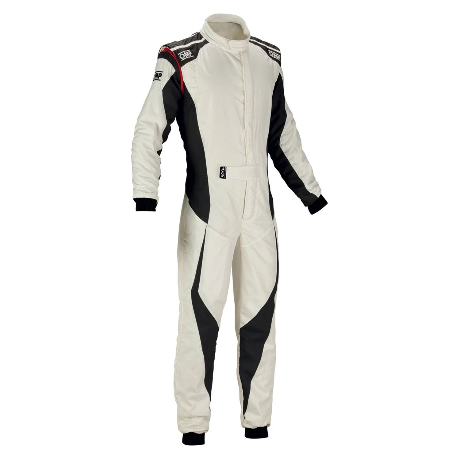 OMP White Black Tecnica Evo Racing Suit - STORMX GEAR