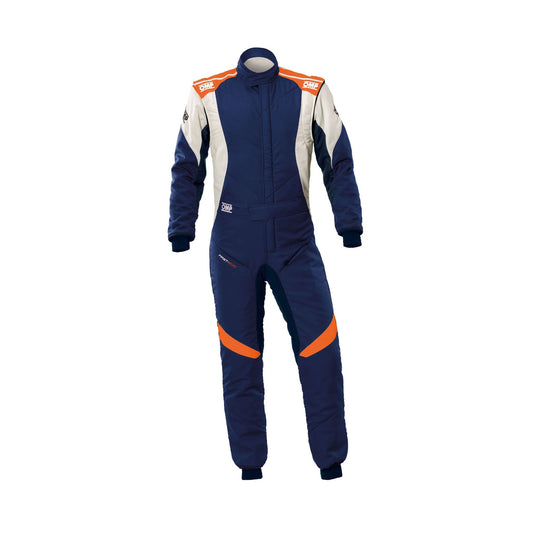 OMP Tecnica Evo Blue Racing Suit
