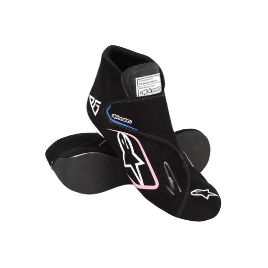 Black Pierre Gasly Monaco GP 2023 F1 racing boot with visible branding on a white background