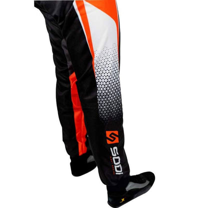 Close Up View of Sodi OMP Go-Kart Race Suit Leg -STORMX GEAR