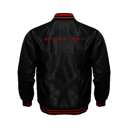 Spiderman satin Varsity Jacket