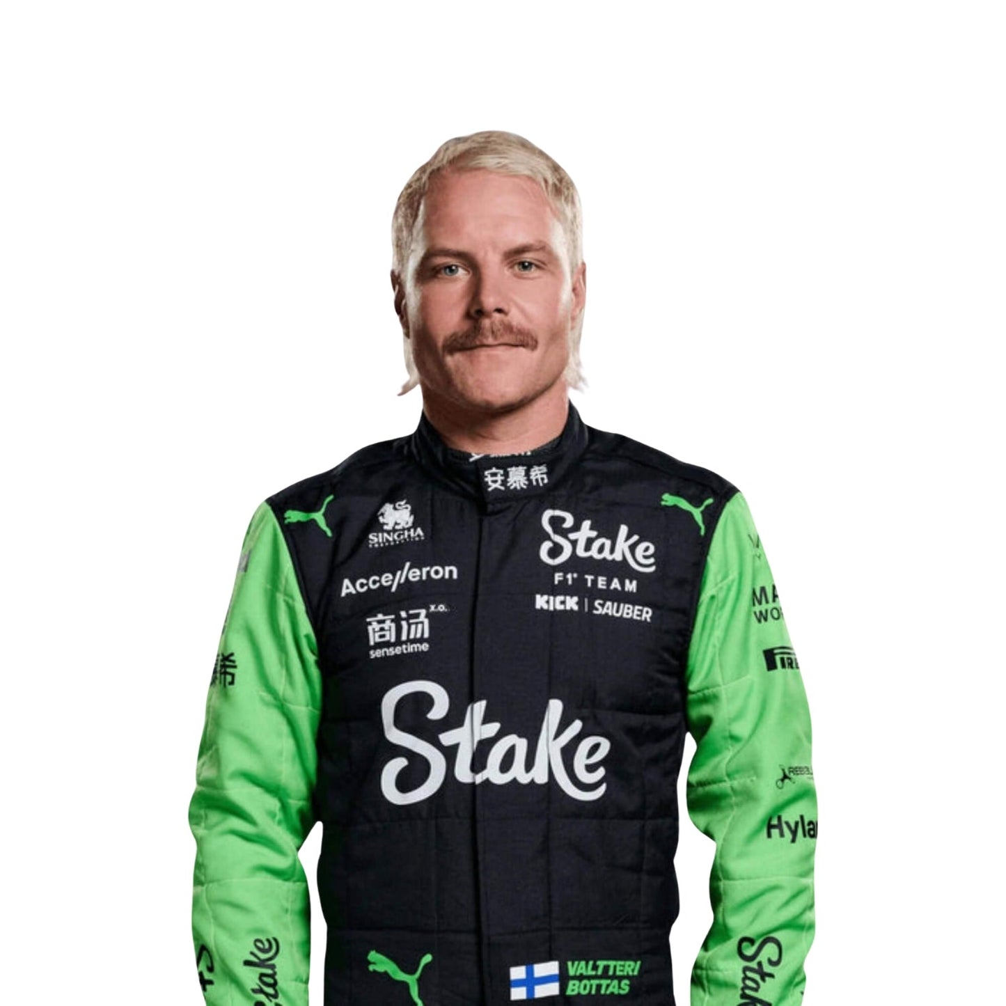 F1 Racing Costume Worn by Guanyu Zhou & Valtteri Bottas – 2024 Singapore GP