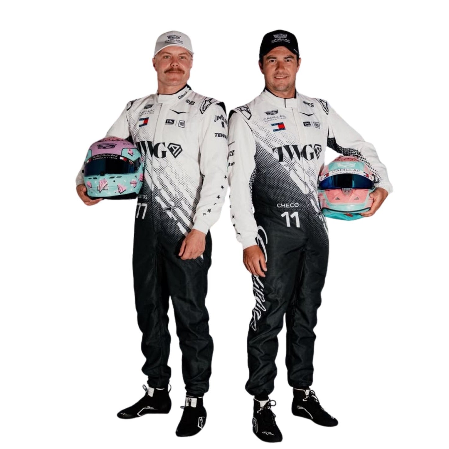 Valtteri Bottas & Sergio Perez F1 Racing Costume 2026 - Cadillac Miami GP