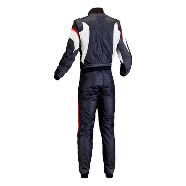 Black / White Kart Race Cordura One Piece suit