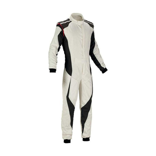 White Go-Kart Car Racing Wear