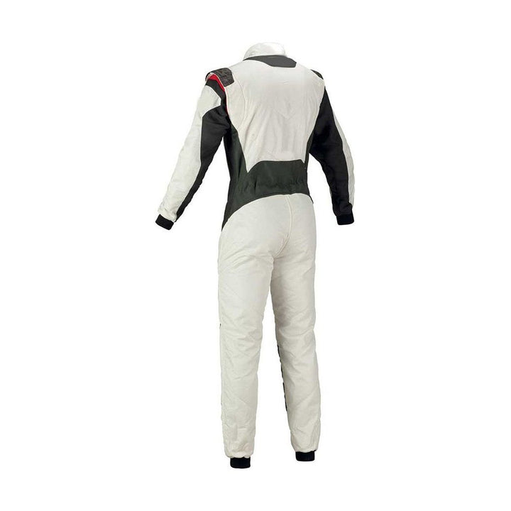 White Go-Kart Car Racing Wear