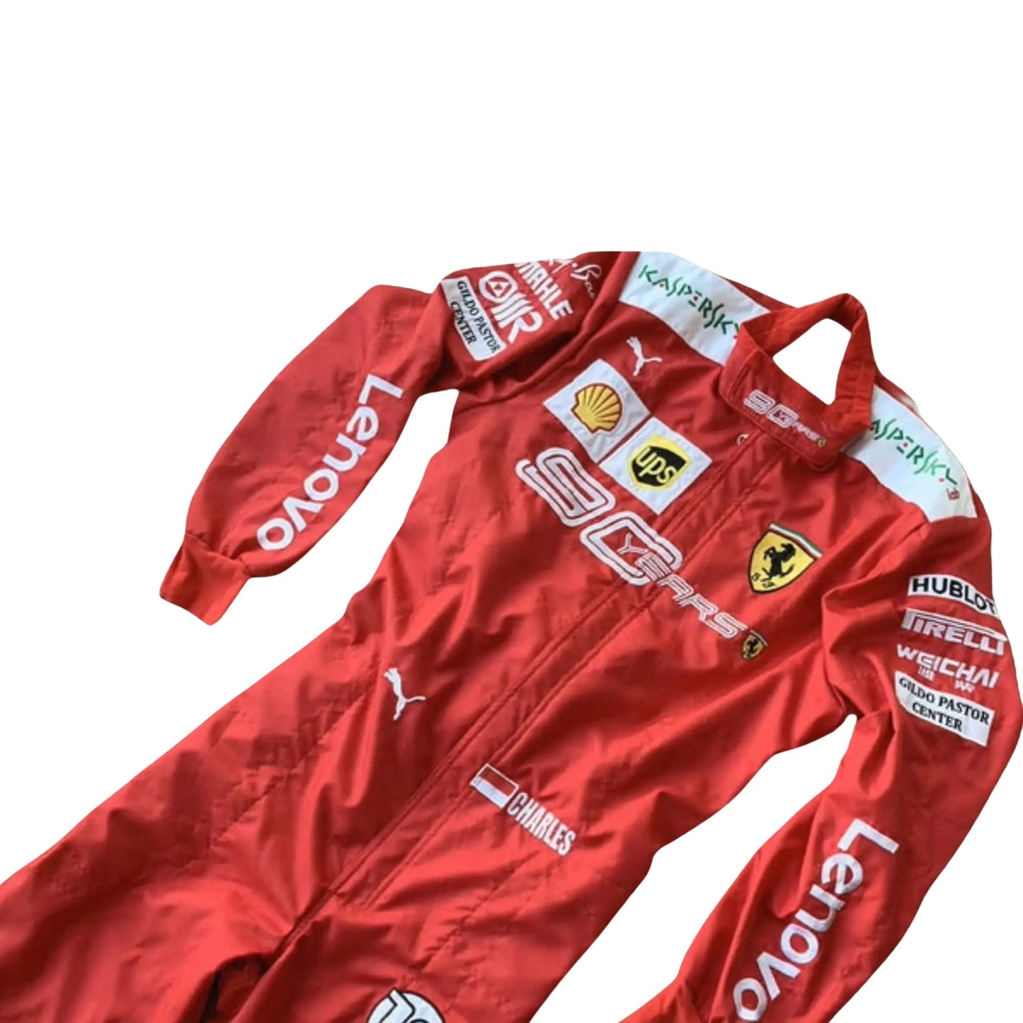 2019 Charles Leclerc Scuderia 90 years f1 Race Suit