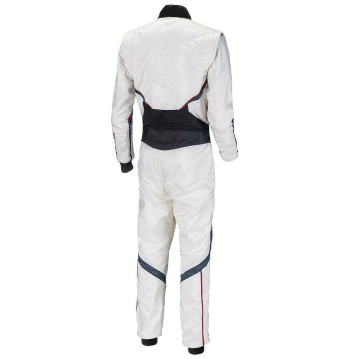 Plain White Go Kart Racing Outfit