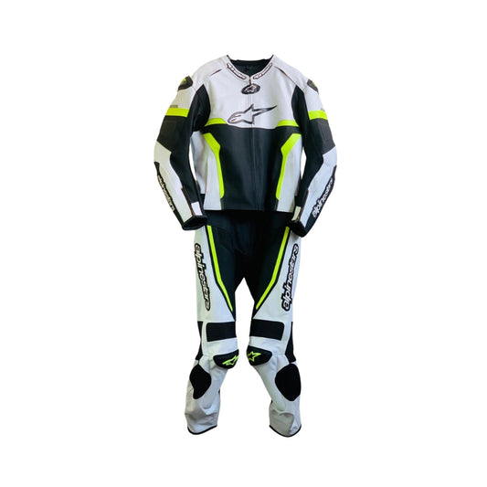 GP Pro Glo Celer Leather Motorcycle Racing Suit